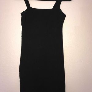 Brandy Melville Black Back Cutout Dress